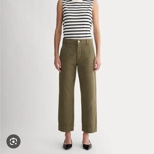 Everlane utility straight leg pant in Kalamata size 2